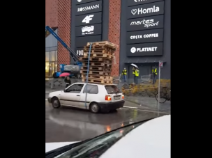 Videón a nap szállítója, tíz raklappal indult útnak a golfos