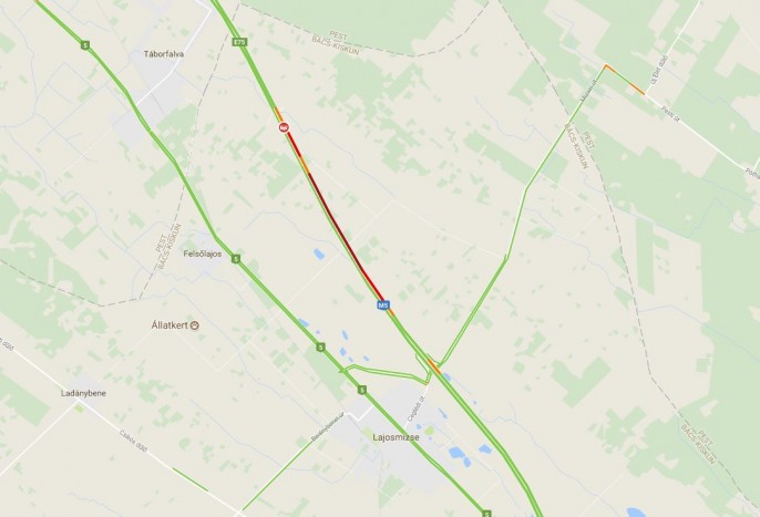 Teljesen lezárták az M5-öst, súlyos baleset