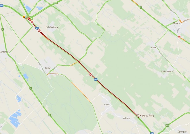Két hatalmas baleset az M5-ösön, 10 sérült