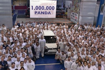 Legördült a szalagról az 1 milliomodik Fiat Panda