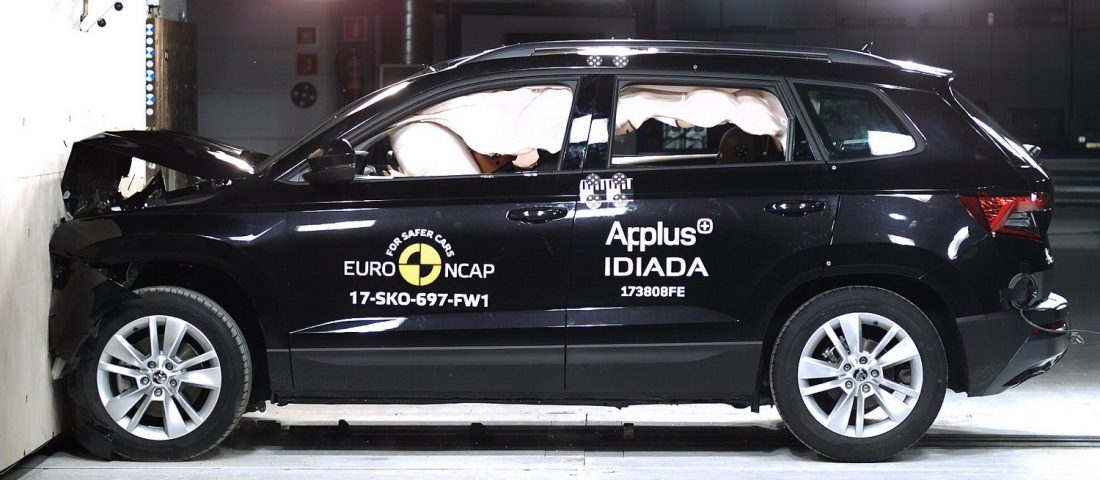 Tisztességesen véd a Škoda kompakt szabadidőjárműve