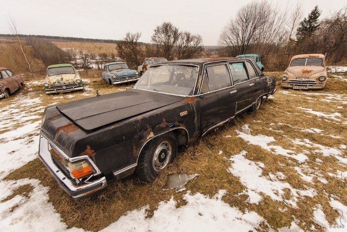 Hihetetlen autógyűjtemény pusztul Oroszországban 6