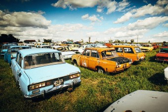 Hihetetlen autógyűjtemény pusztul Oroszországban