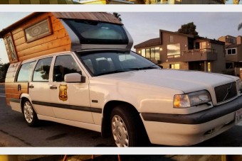 Volvo kombiból építettek lakóházat