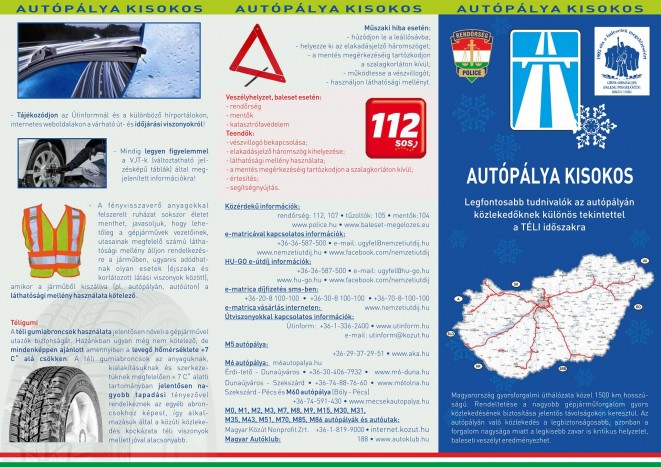 Ha eddig nem tudtad, hogyan közlekedj télen autópályán, a magyar rendőrség most segít 1