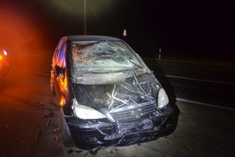 Rémisztő baleset történt az 1-es úton