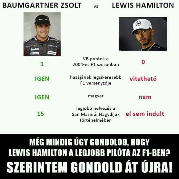 F1: Baumgartner jobb Hamiltonnál, itt a bizonyíték 1