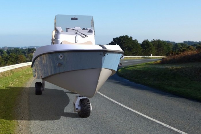 Ezzel a hajóval közúton is közlekedhetsz