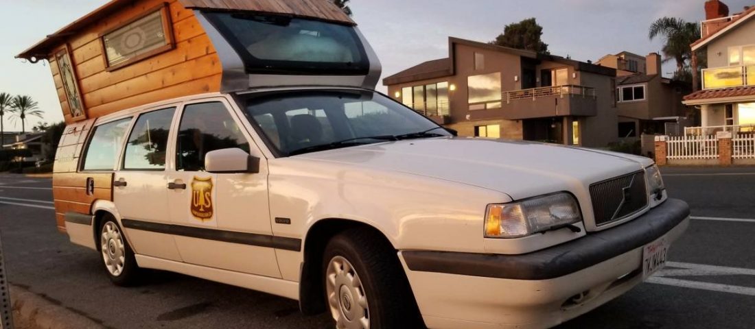 Volvo kombiból építettek lakóházat