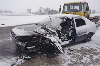 Fotókon az M2-esen történt baleset