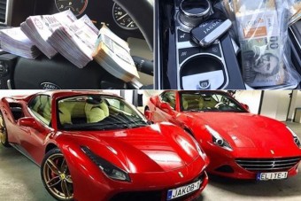 Sportautókkal, táskányi húszezressel vagánykodnak a magyar fiatalok Instagramon