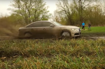 Ez történik, ha egy Audi A6-ot terepjáróként használnak