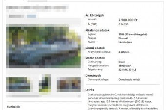 A nap hirdetése: ahol a géppuska is tartozék