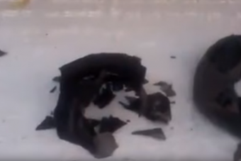 Ennyire hideg a -50 Celsius-fok, üvegként törik a gumi