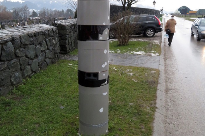 Szétlőttek egy traffipaxot szilveszterkor, 24 golyót eresztettek bele 1