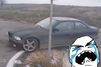 Jézus ereje: mit művelt szerencsétlen BMW-vel ez az ember?!