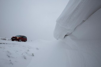 Ijesztő fotók a zalai utakról, ilyen kemény a tél