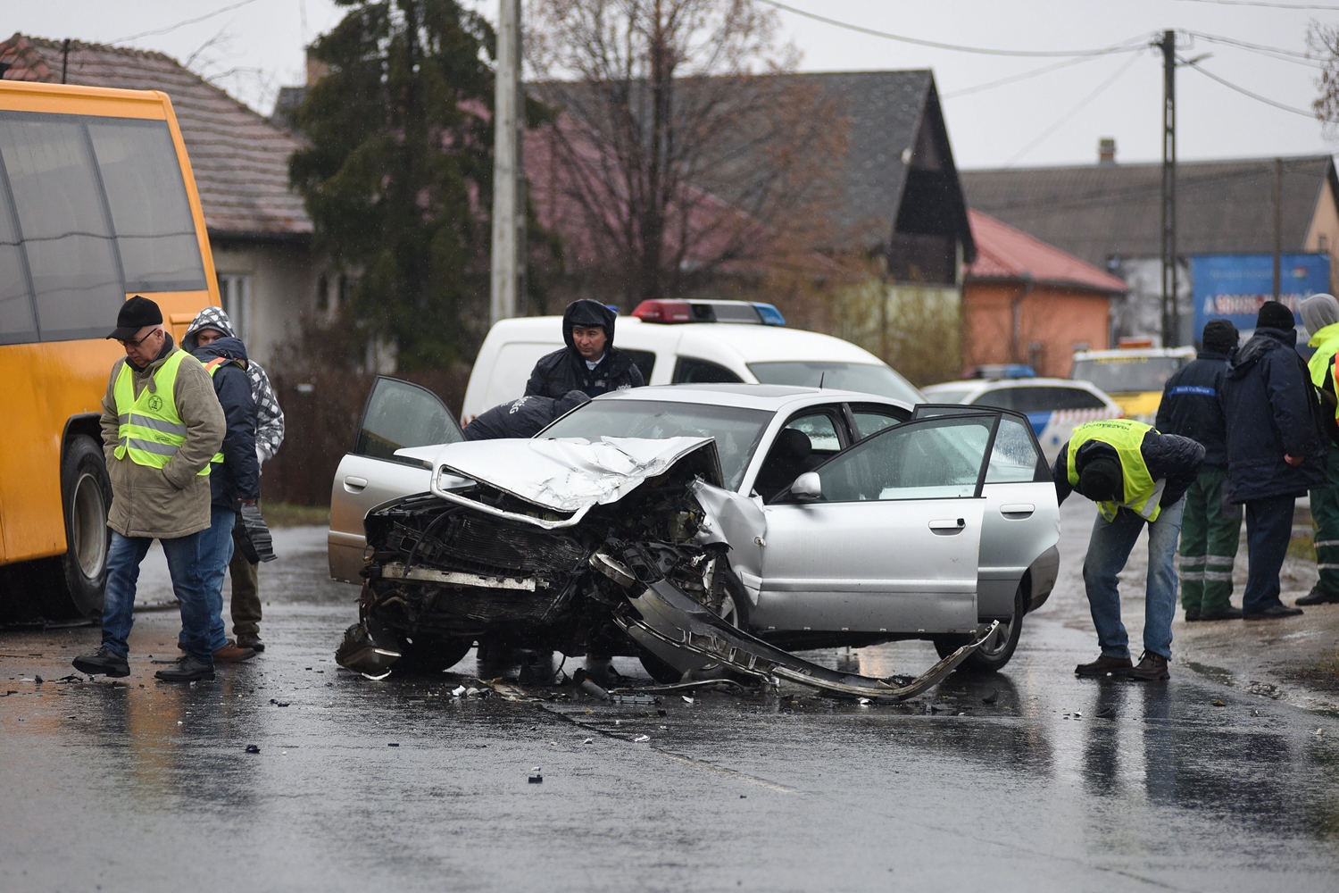 Képeken a nagykállói halálos baleset 4