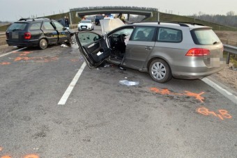 Képeken a 445-ösön történt durva baleset