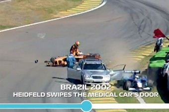 Ezek voltak az F1 legfurcsább balesetei - videó