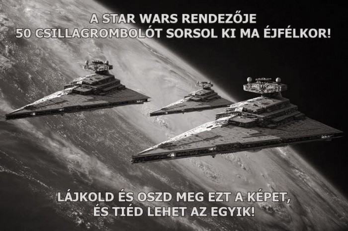 Miért kéne nekünk Tesla, ha csillagrombolót is nyerhetünk Facebookon? – Az év poénja eddig 1