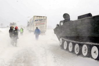 Bevetették a Magyar Honvédséget a hó miatt