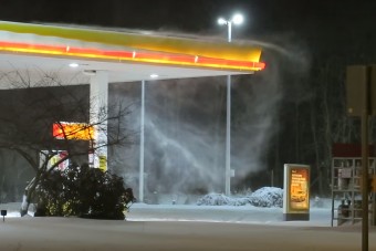 Eszméletlen videókon a hazai hóvihar