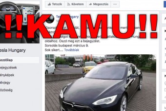 Aki elhiszi, hogy tényleg Teslát nyerhet egy magyar Facebook-oldalon, annál baj van