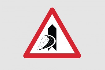 Ez a tábla valódi veszélyre figyelmeztet, nem egy utcaművész alkotása