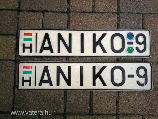 Ez lehet a legdrágább egyedi magyar rendszám, és most eladó 3