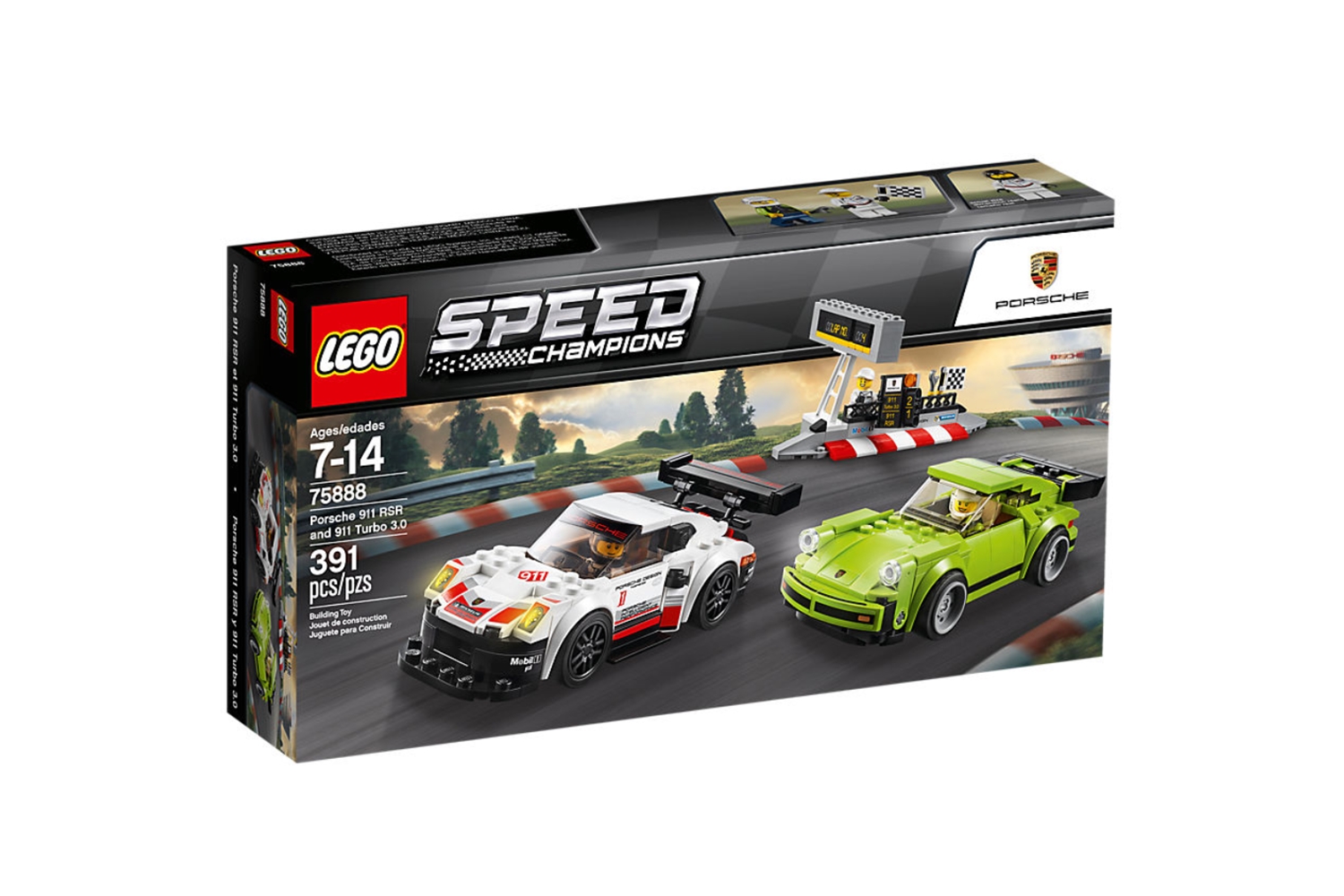 Hatalmas Lego-Porsche trónol a múzeum előtt 8