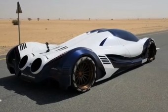 5000 lóerő szorult ebbe a sportkocsiba