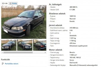 Szívünkhöz szól ez a használt Volvo-hirdetés, a tulajnak előtte megkeserítette az életét egy BMW