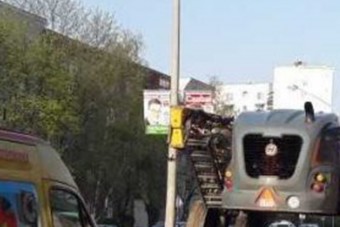 Egészen furcsa járművet fotóztak Nyíregyházán