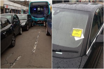 Totálkáros autót bírságolt meg a parkolóőr