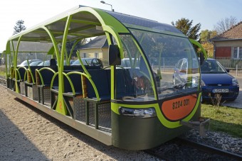 Futurisztikus kisvonaton utazhatnak a turisták a Börzsönyben