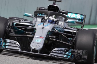 F1: Bottas vitte a szerdai tesztet