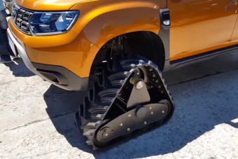 Már lánctalpas Dacia Duster is létezik