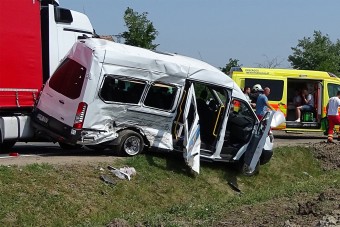 Fotókon a szentmártoni súlyos baleset