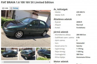 Eladó fostaliga, ami úgy szar, ahogy van - a nap hirdetése