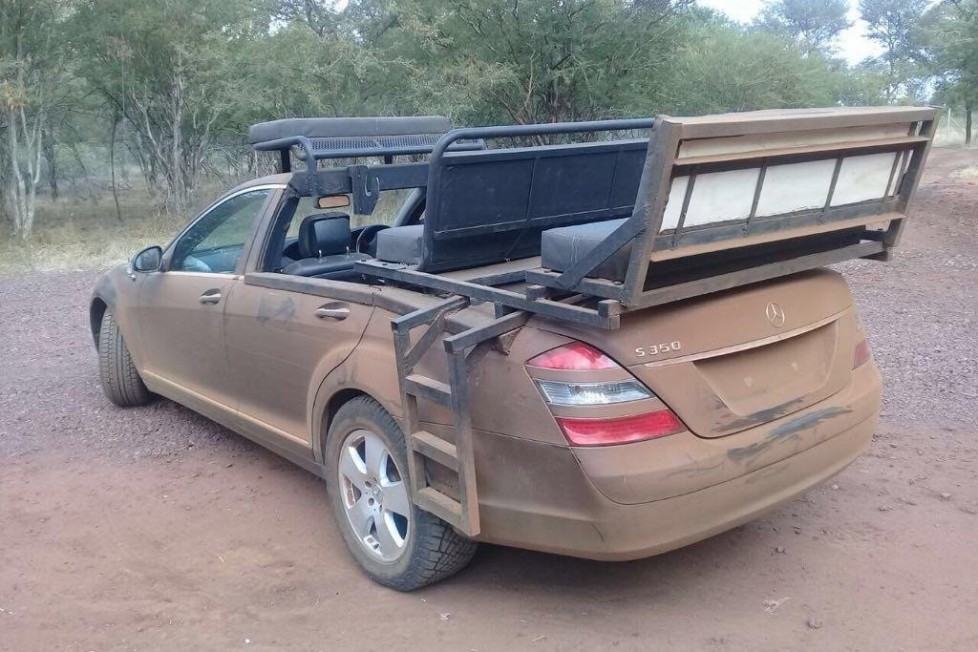 Ilyen egy gazdag vadászoknak tákolt luxus-Mercedes 1