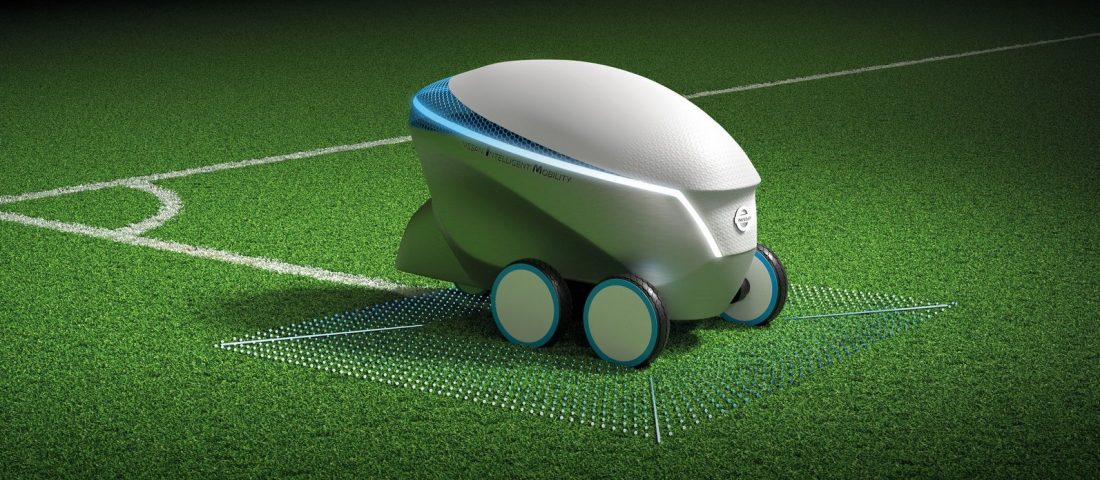 Focipálya-felfestő robotot épített a Nissan