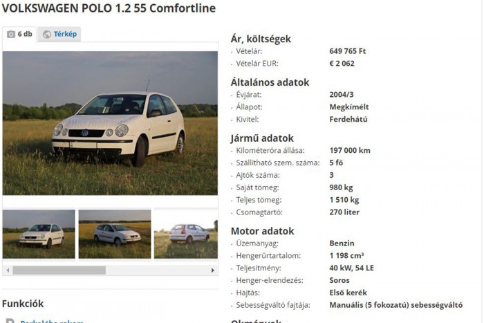 A magyar apuka valószínűleg megírta minden idők használtautó-hirdetését