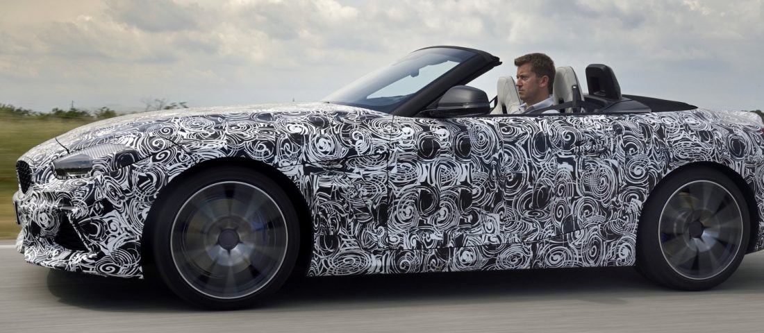 Gyári kémfotókon suhan a vadonatúj BMW Z4