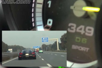 Játszanak a nagyfiúk, Porsche a Koenigsegg ellen 300 km/óra felett
