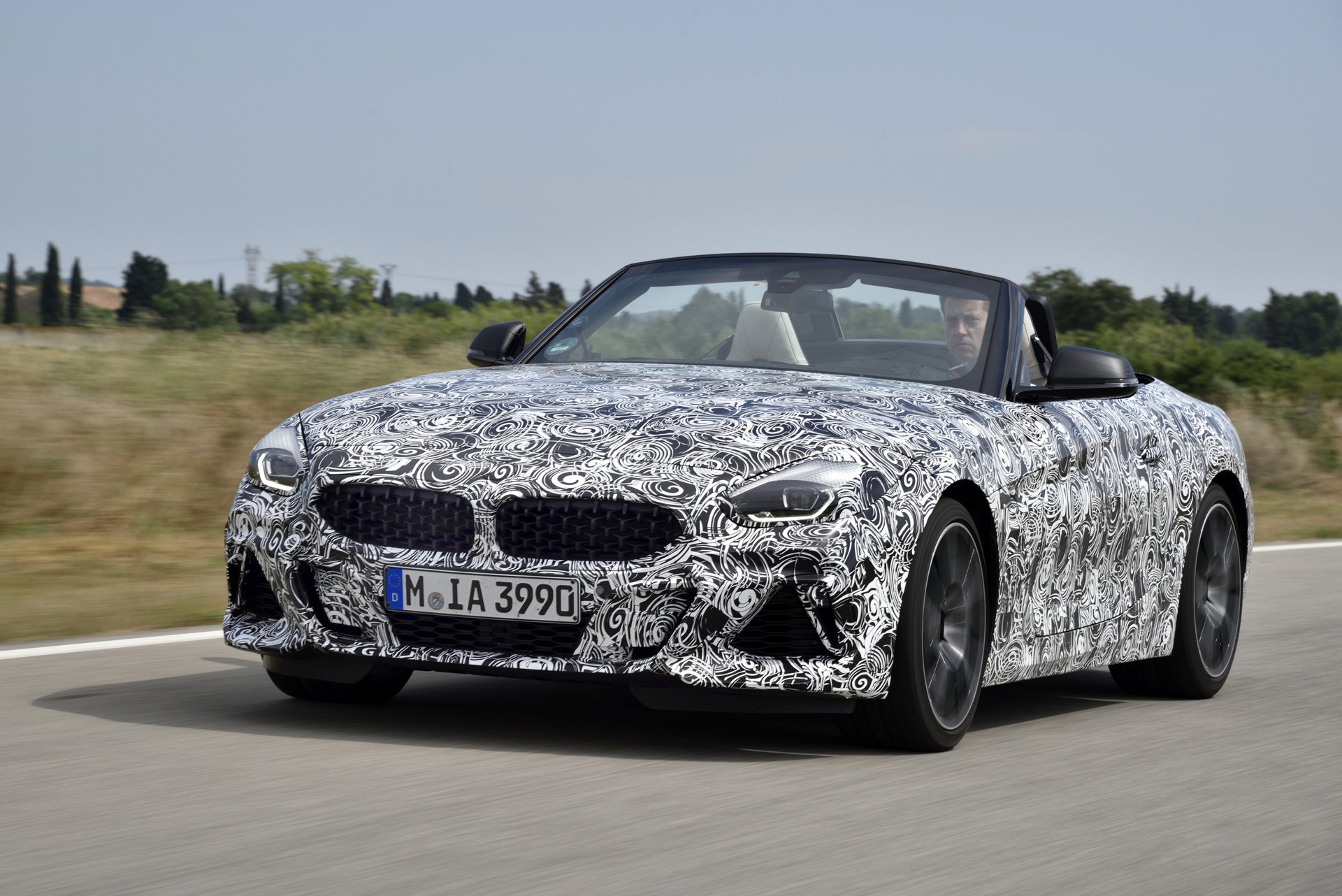 Gyári kémfotókon suhan a vadonatúj BMW Z4 18