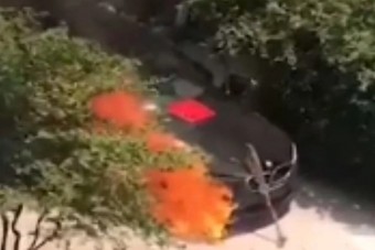 Véletlenül felgyújtották új 5-ös BMW-jüket