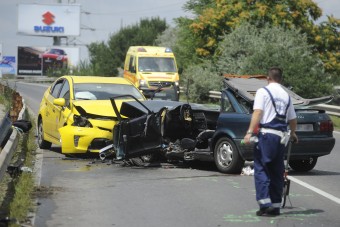 Fotókon a gyorsforgalmin történt súlyos baleset