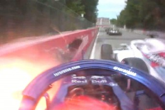 F1: Csúnyán leszerepelt a hazai pilóta - videó