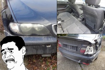 A NAV ezért a lerúgott BMW-ért tényleg ennyit kér? Nevetséges
